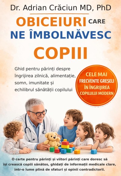 PEDIATRIE: carte lansată de dr. CRĂCIUN ADRIAN special pentru părinți